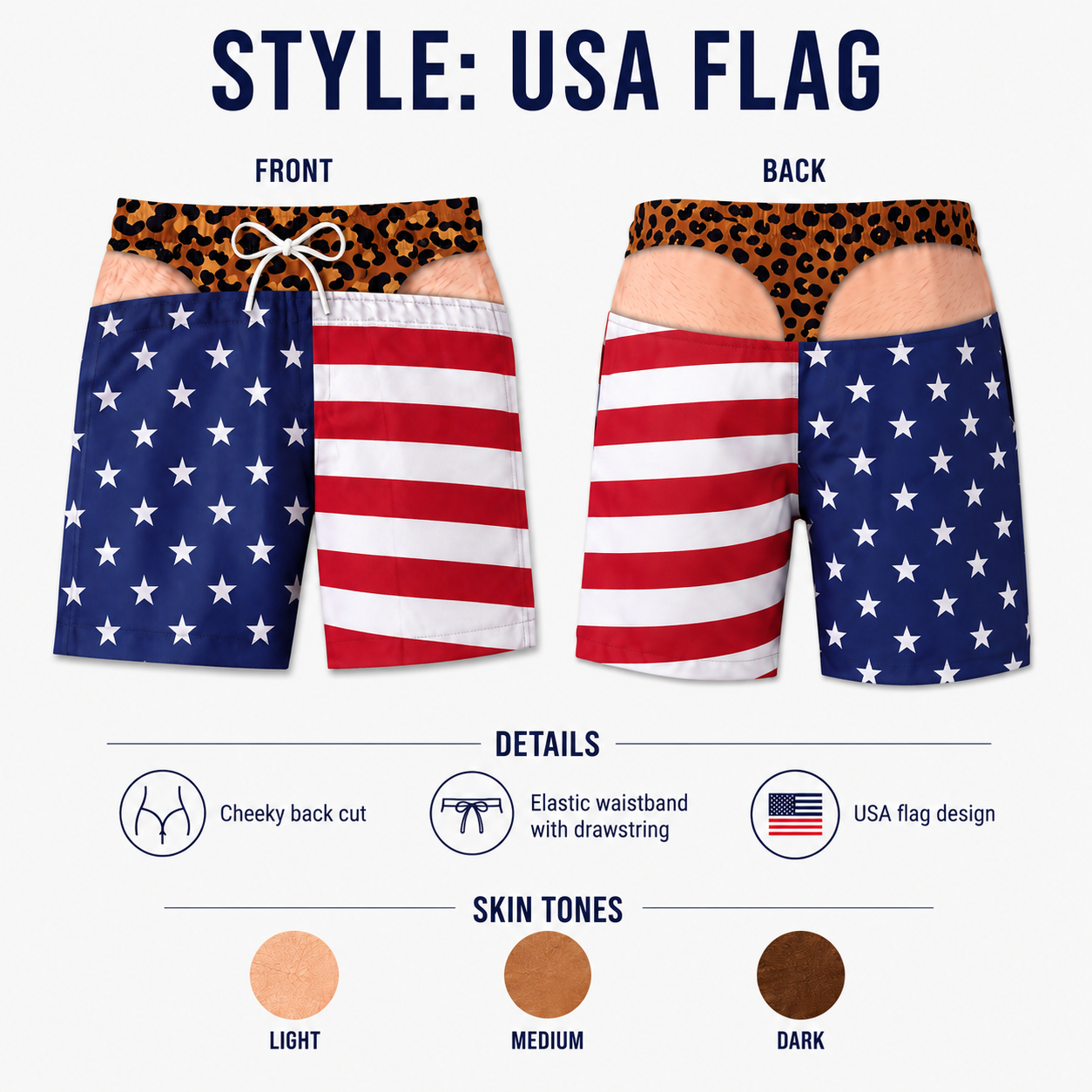 Sun Buns™ - USA Trunks